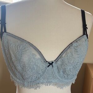 Victoria's Secret Light Blue Lace Bra